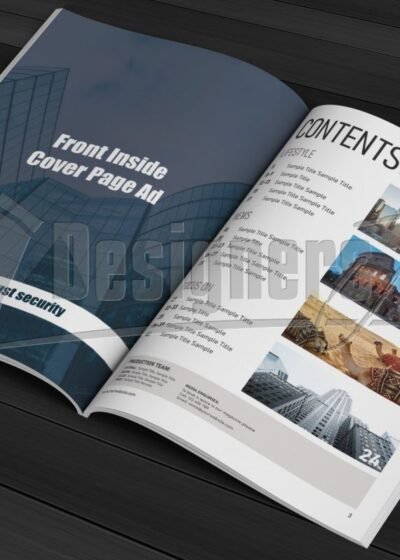 20 Page InDesign Magazine Template