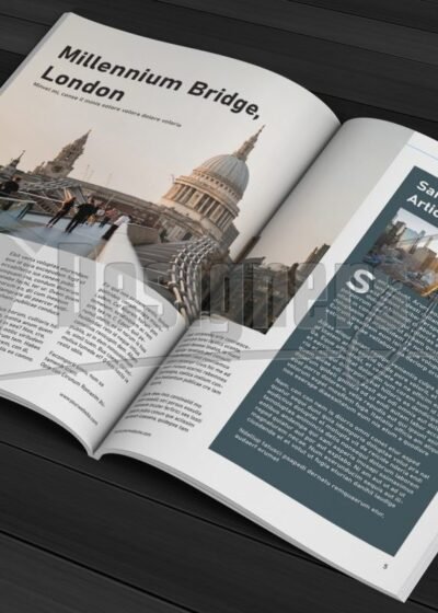 20 Page InDesign Magazine Template