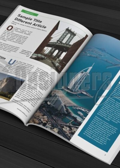 20 Page InDesign Magazine Template