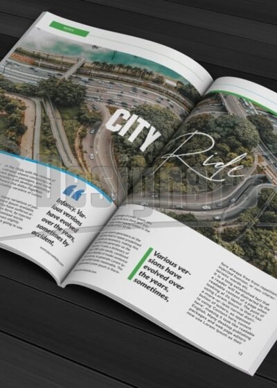 20 Page InDesign Magazine Template