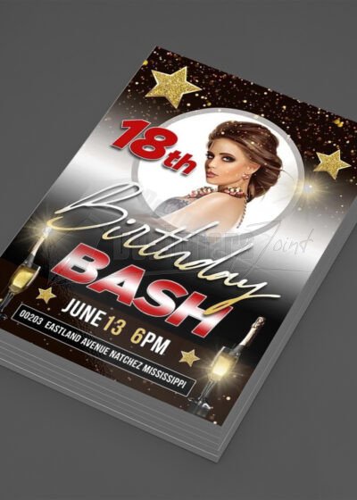 Birthday Celebration Flyer Template