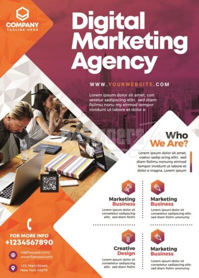 Business Marketing Flyer PSD Template