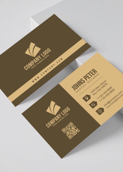 Corporate business card Brown 01 1 scaled