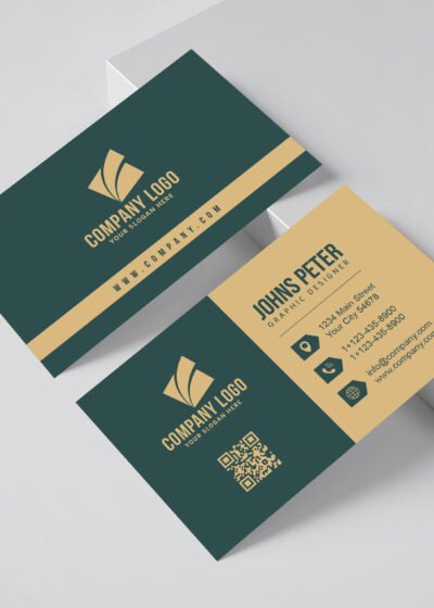 Corporate business card Green1 01 1 scaled