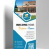 Real Estate/Property Roll Up Banner Ai Template Blue