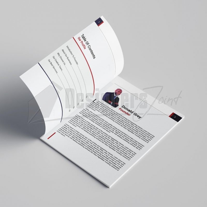 8 Page InDesign Company Profile Template | DesignersJoint.Com