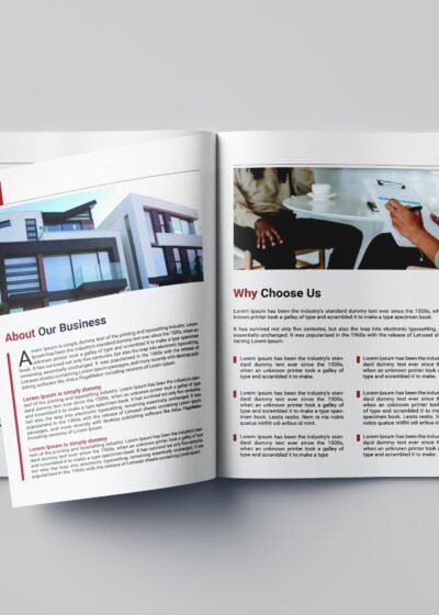 8 Page Brochure/Company Profile