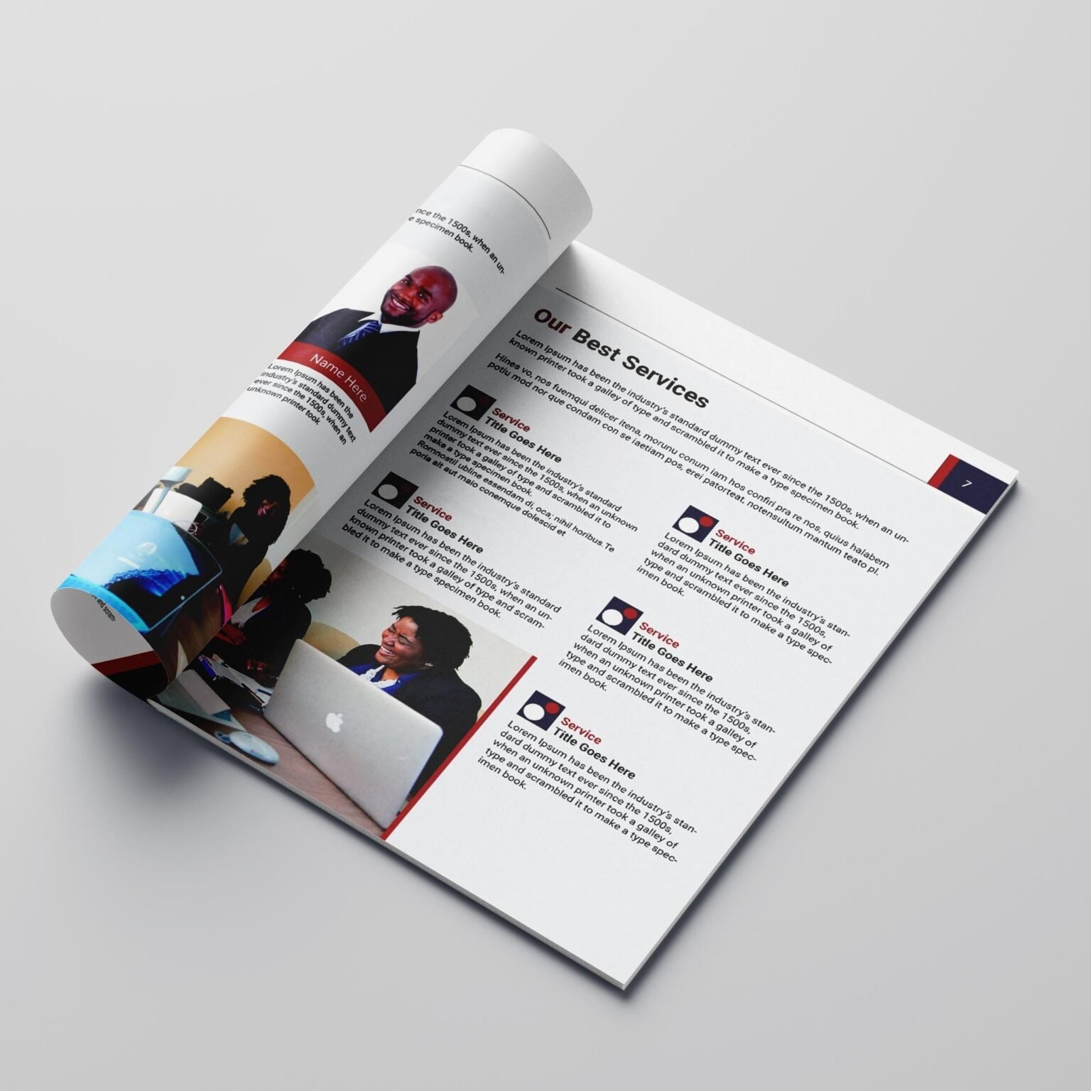 8 Page InDesign Company Profile Template | DesignersJoint.Com