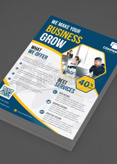 Business Promotion Flyer Template - EPS