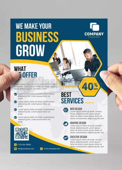 Business Promotion Flyer Template - EPS