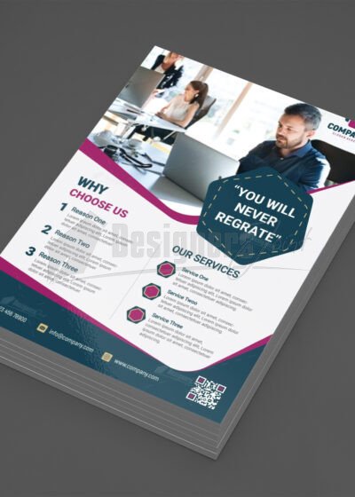 Free Business Promotion Flyer Template For Illustrator