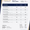 Product-Based Invoice Template