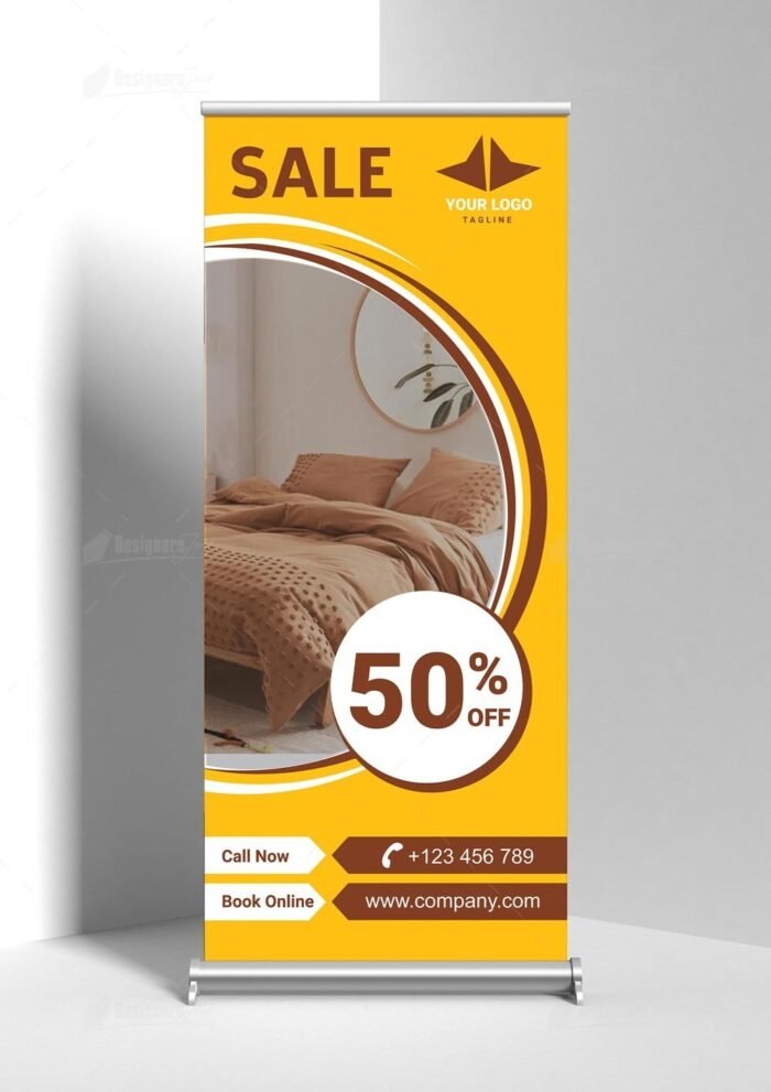 Product Sale Roll-Up Banner