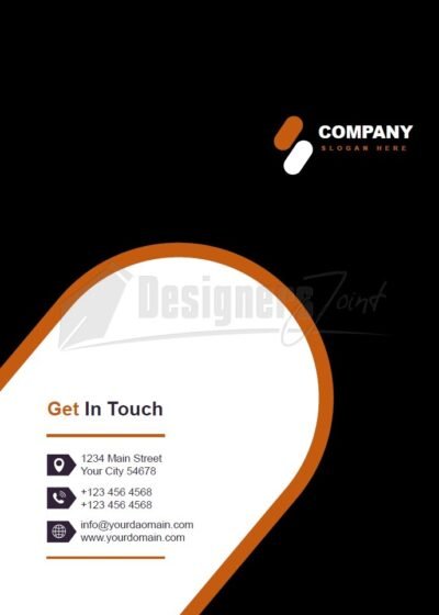 12 page company profile black