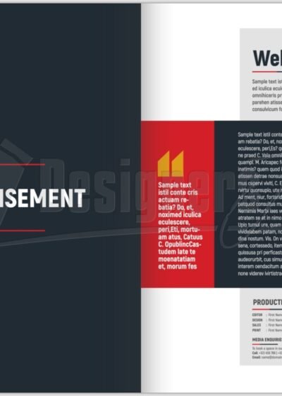40 Page InDesign Lifestyle Magazine Template