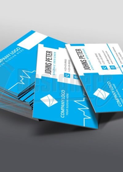 Medical & Health Care Business Card Template - (AI, EPS, PSD) 9 Medical & Health Care Business Card Template