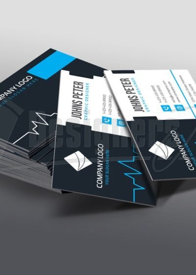 Medical & Health Care Business Card Template - (AI, EPS, PSD) 10 Medical & Health Care Business Card Template