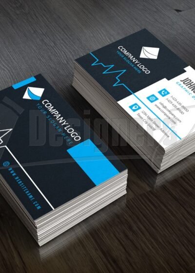 Medical & Health Care Business Card Template - (AI, EPS, PSD) 8 Medical & Health Care Business Card Template