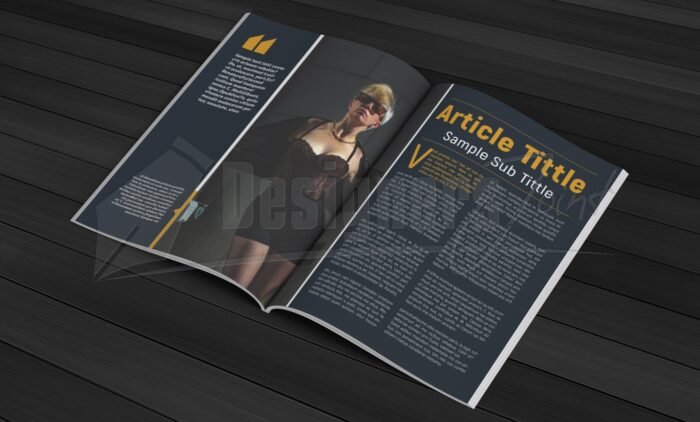 40 Pages Multipurpose CorelDRAW Magazine Template15