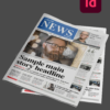 32 Page InDesign newspaper template