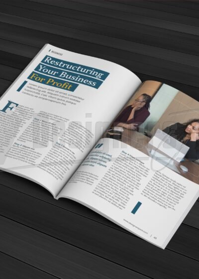 60 PAGE INDESIGN MAGAZINE TEMPLATE