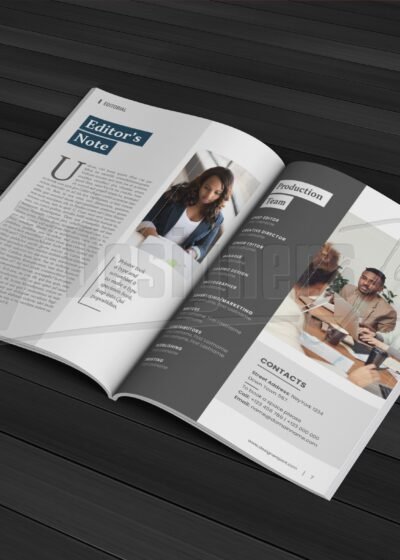 60 PAGE INDESIGN MAGAZINE TEMPLATE