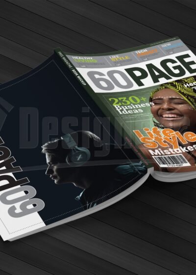 60 PAGE INDESIGN MAGAZINE TEMPLATE