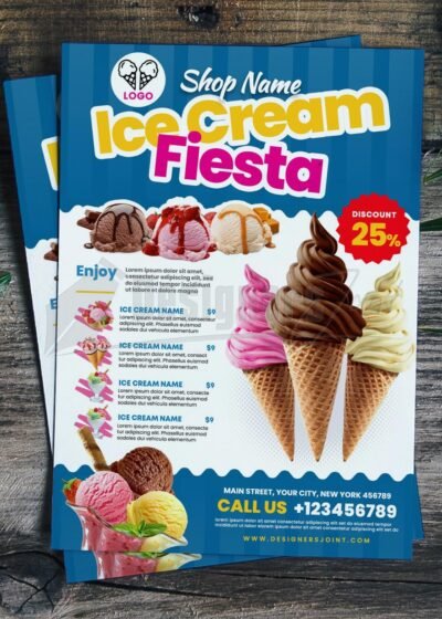 Ice Cream Flyer Template