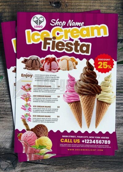 Ice Cream Flyer Template