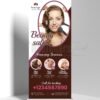 Beauty Salon & Spa Roll Up Banner PSD