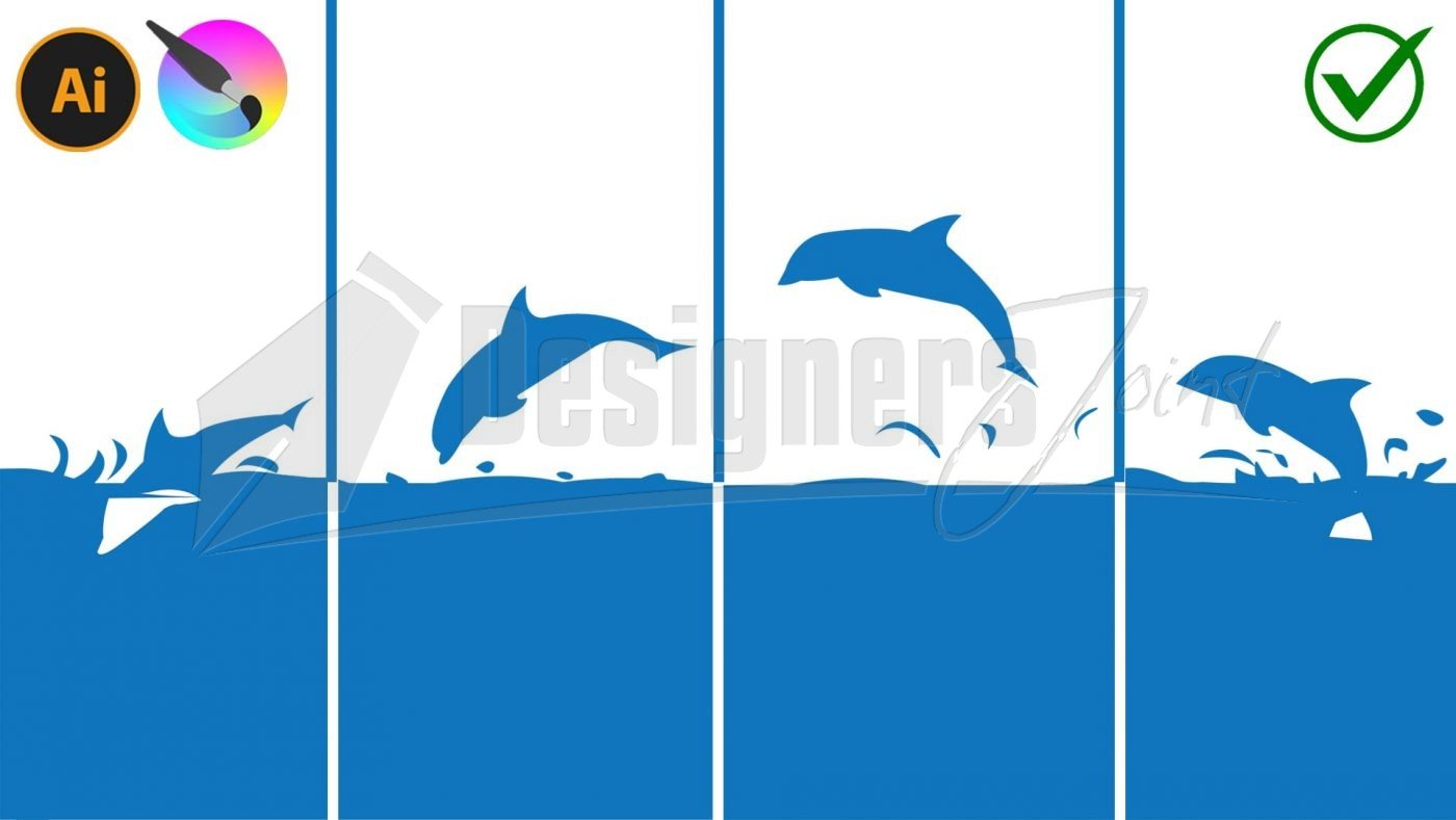 dolphin Jumping out of watter with splashes3