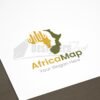 Africa Map Logo Research