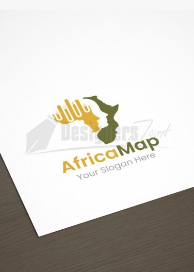 Africa Map Logo Research