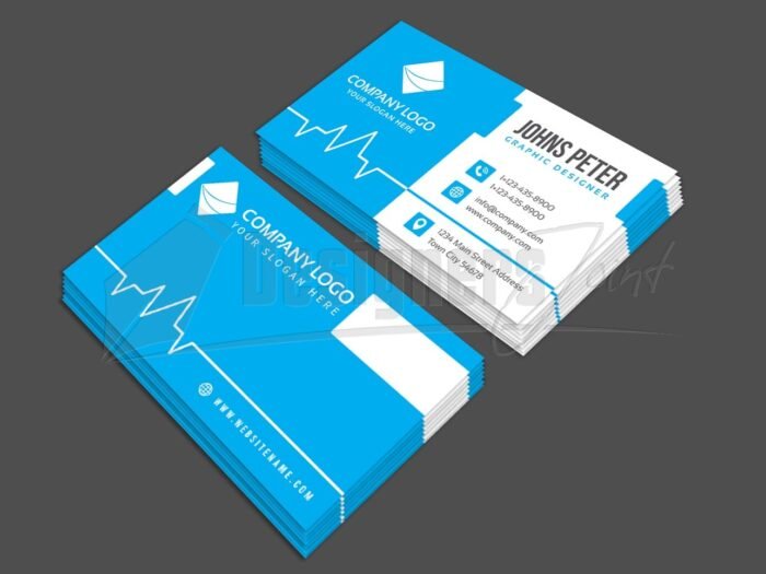 Realistic Business Card Mockup PSD Template #2