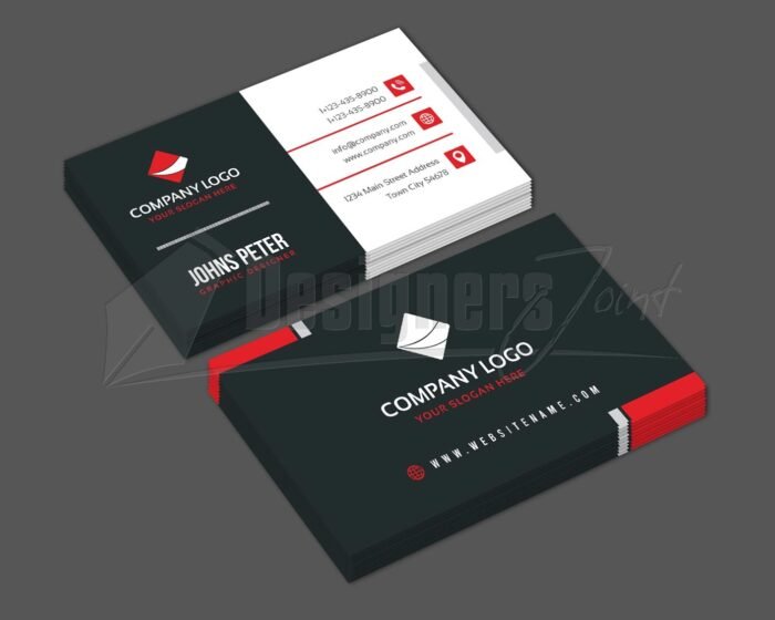 Realistic Business Card Mockup PSD Template #2
