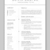 4 Pages Professional Resume CV Template For MS Word