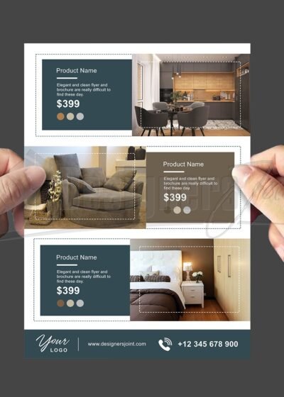 Interior Design or Furniture Sale Flyer Template