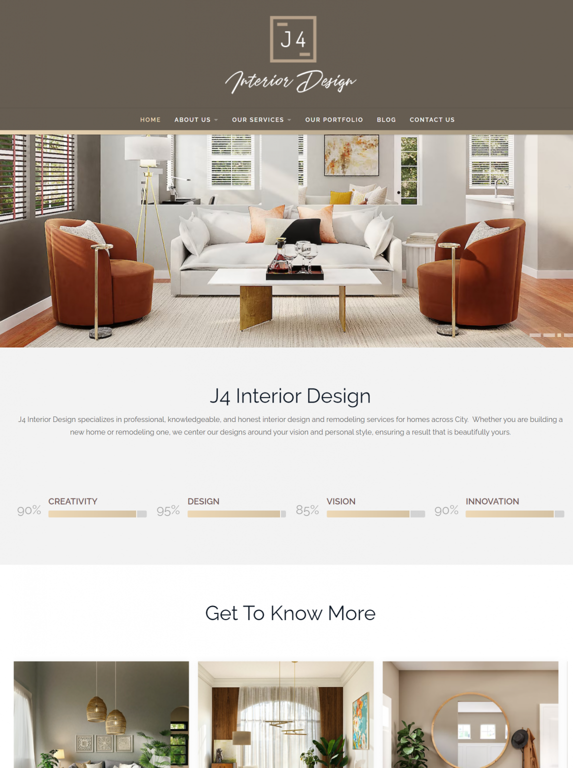 Best J4 Interior Design Joomla 4 Website | DesignersJoint.Com