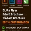 Flyer, Bifold, Trifold, Brochure Customization (AI, PSD, INDD, CDR)