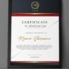 Modern Corporate Certificate Template