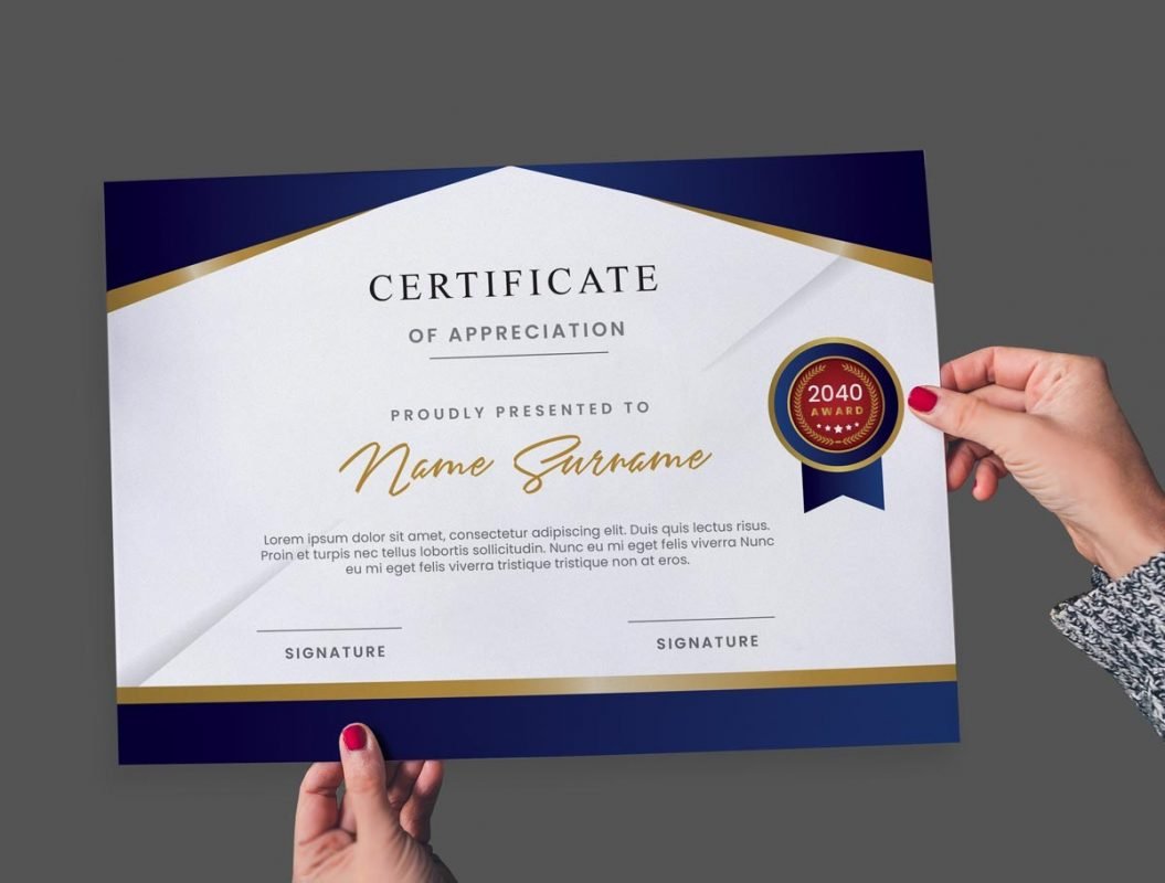 Modern Multipurpose Certificate Template | DesignersJoint.Com