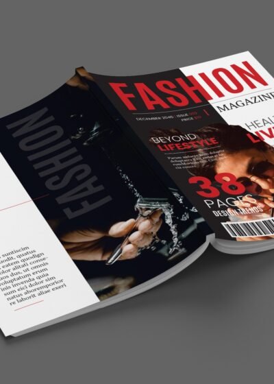 Fashion or Lifestyle Magazine Template For InDesign