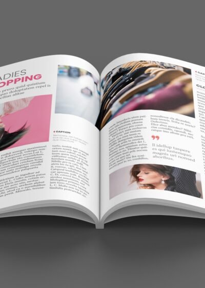 Fashion or Lifestyle Magazine Template For InDesign