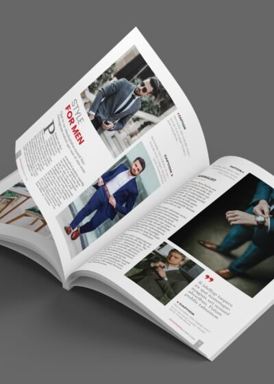 Fashion or Lifestyle Magazine Template For InDesign