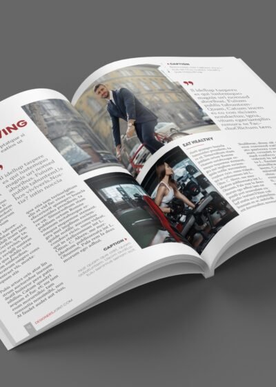 Fashion or Lifestyle Magazine Template For InDesign