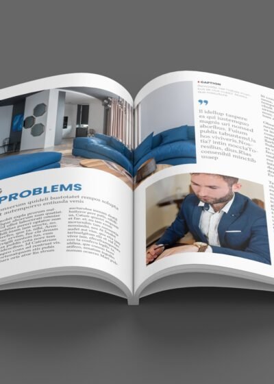 Fashion or Lifestyle Magazine Template For InDesign