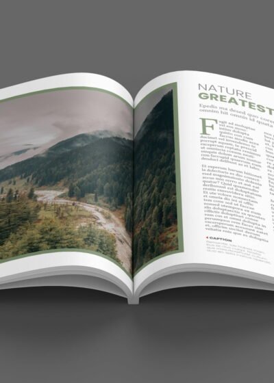 Fashion or Lifestyle Magazine Template For InDesign