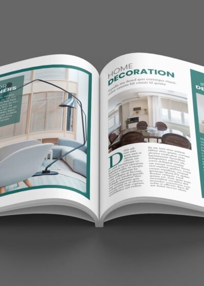 Fashion or Lifestyle Magazine Template For InDesign