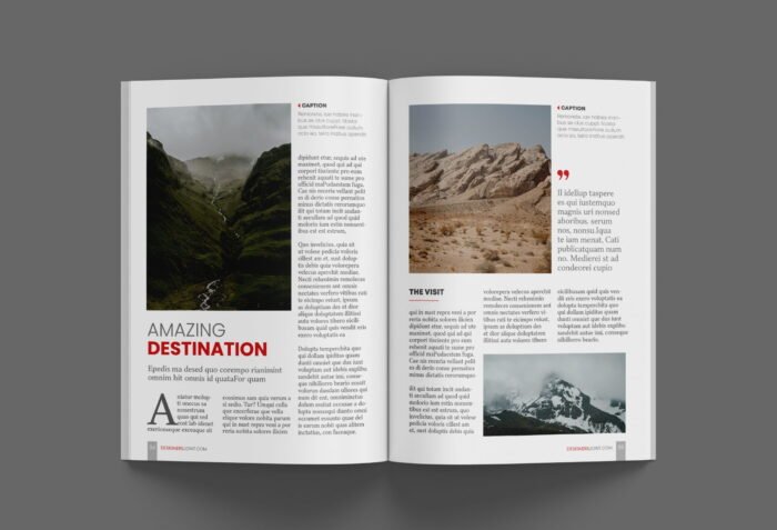 Fashion or Lifestyle Magazine Template For InDesign
