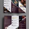 Fitness Gym Center Promotion Tri-Fold Brochure Template
